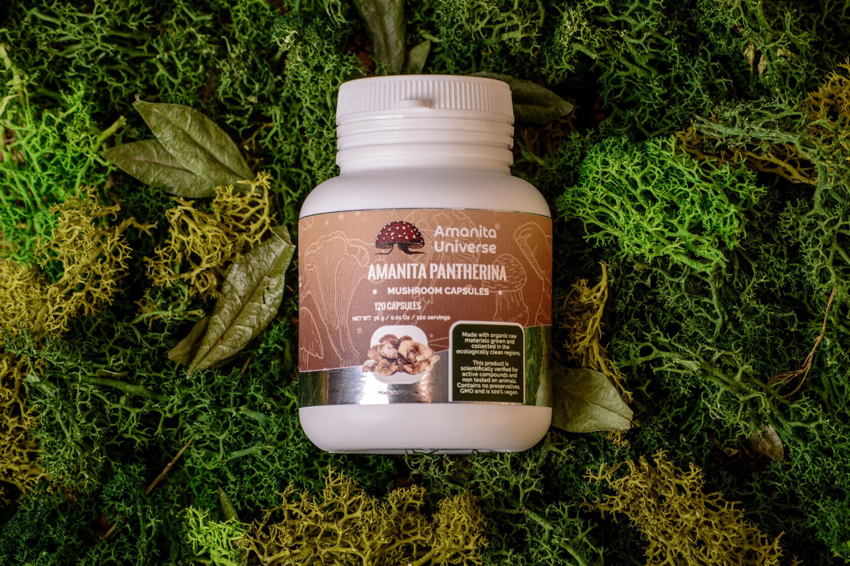 Amanita pantherina capsules 120 x 0.3 g