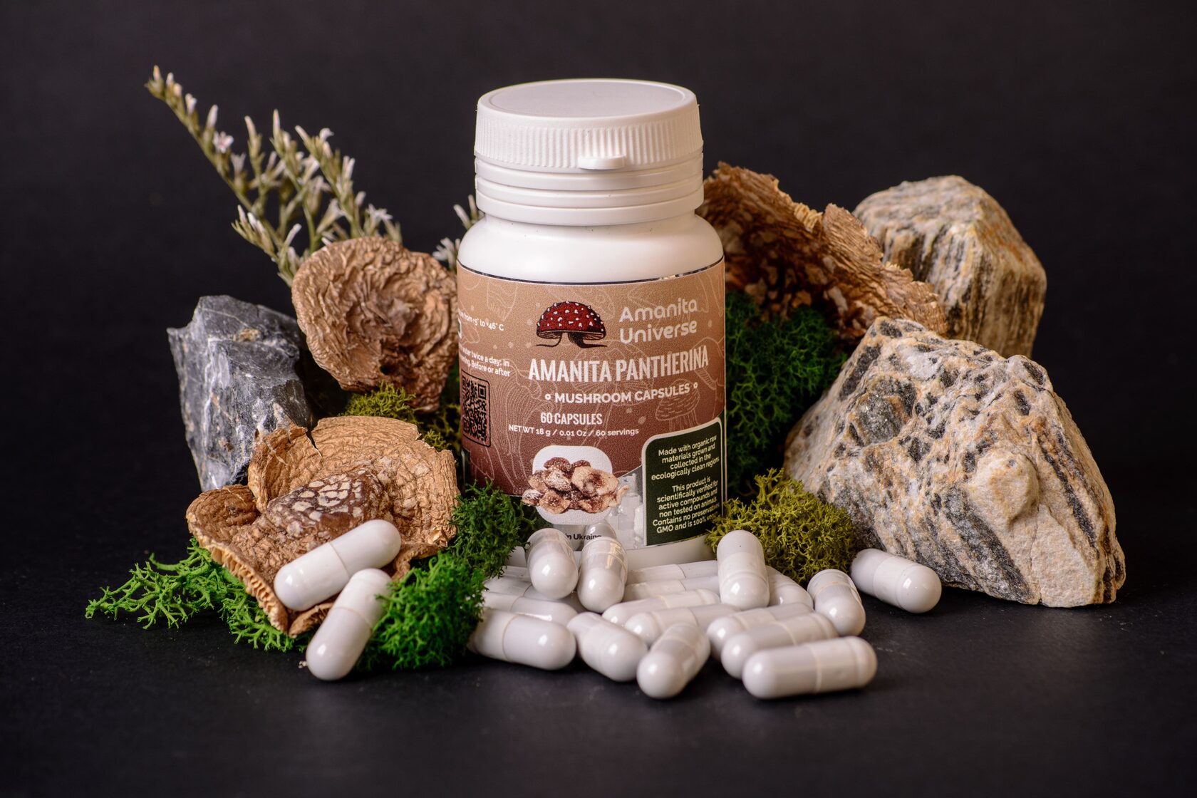 Amanita pantherina capsules 60 x 0.3 g