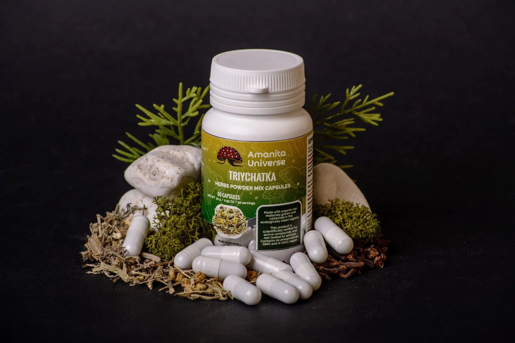 Triychatka in capsules of 0.5 g