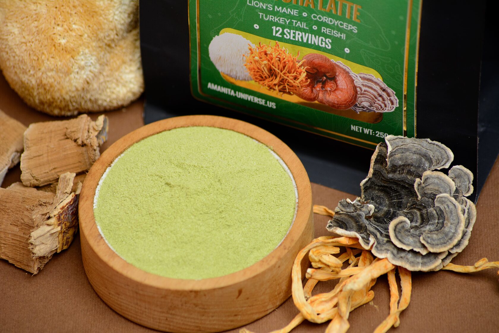 Mushroom matcha, 250 g