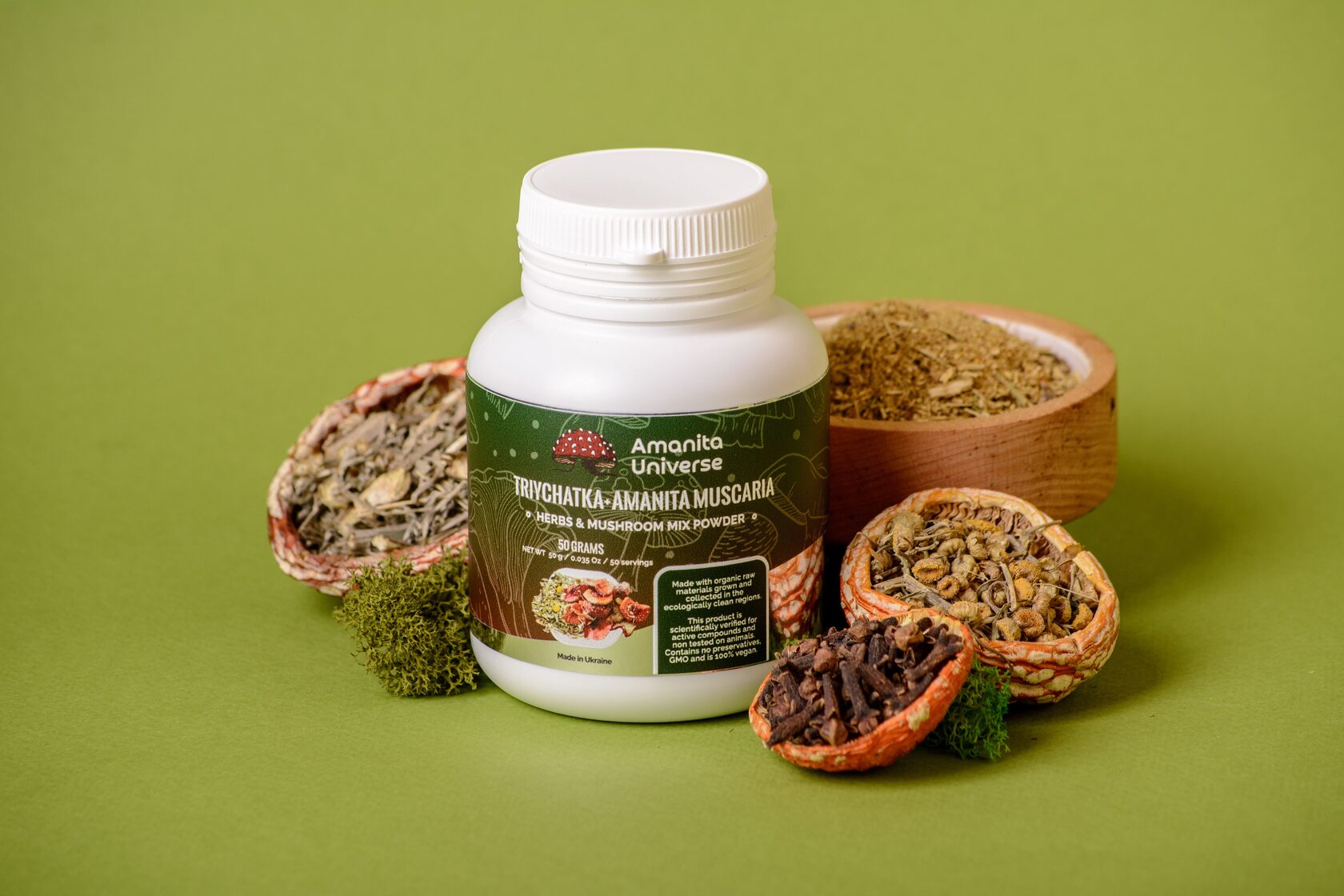 Triychatka antiparasitic with ground amanita 50 g
