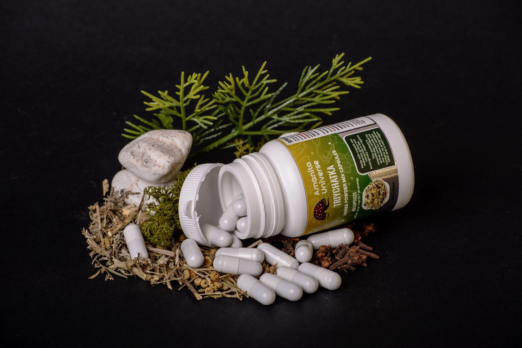 Triychatka in capsules of 0.5 g
