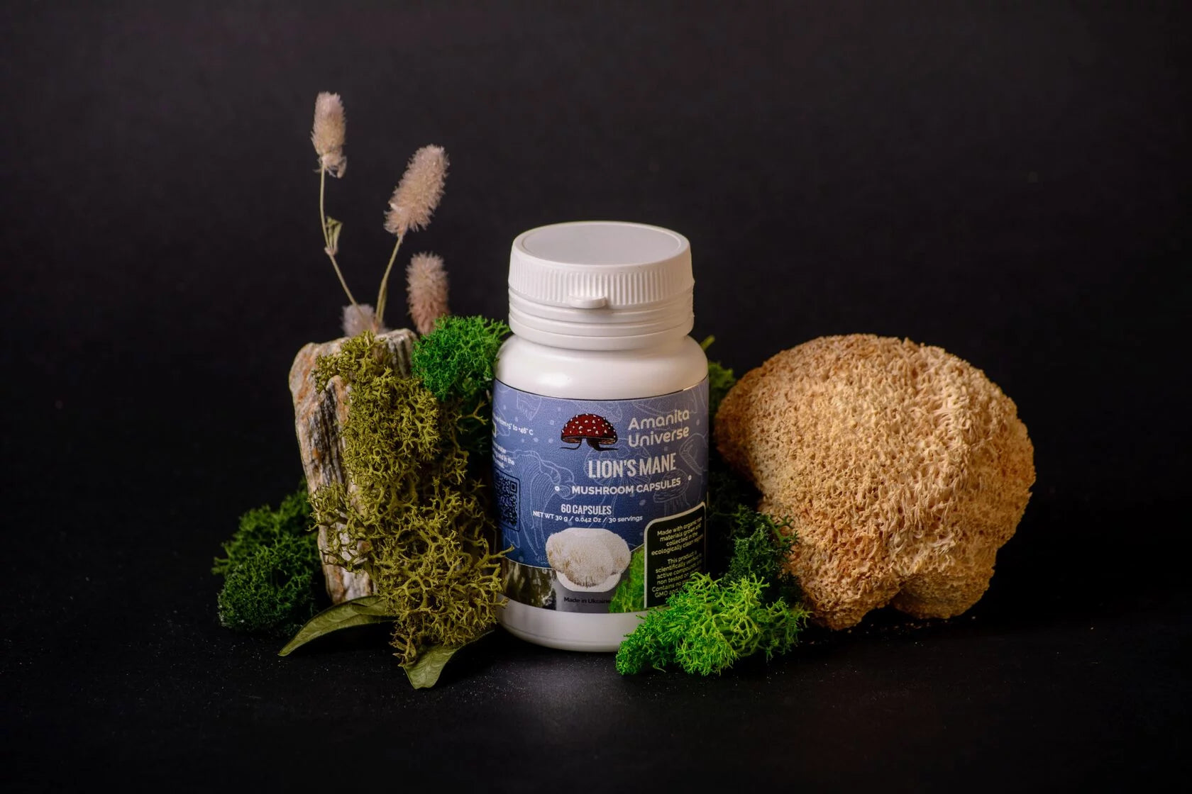 Lion's mane capsules of 0.4 g
