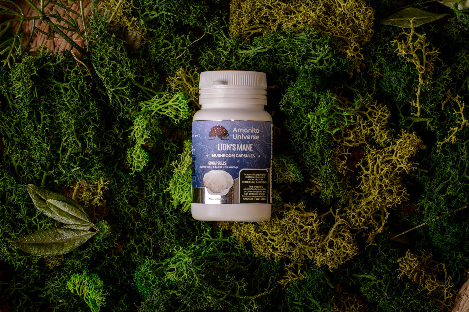 Lion's mane capsules of 0.4 g
