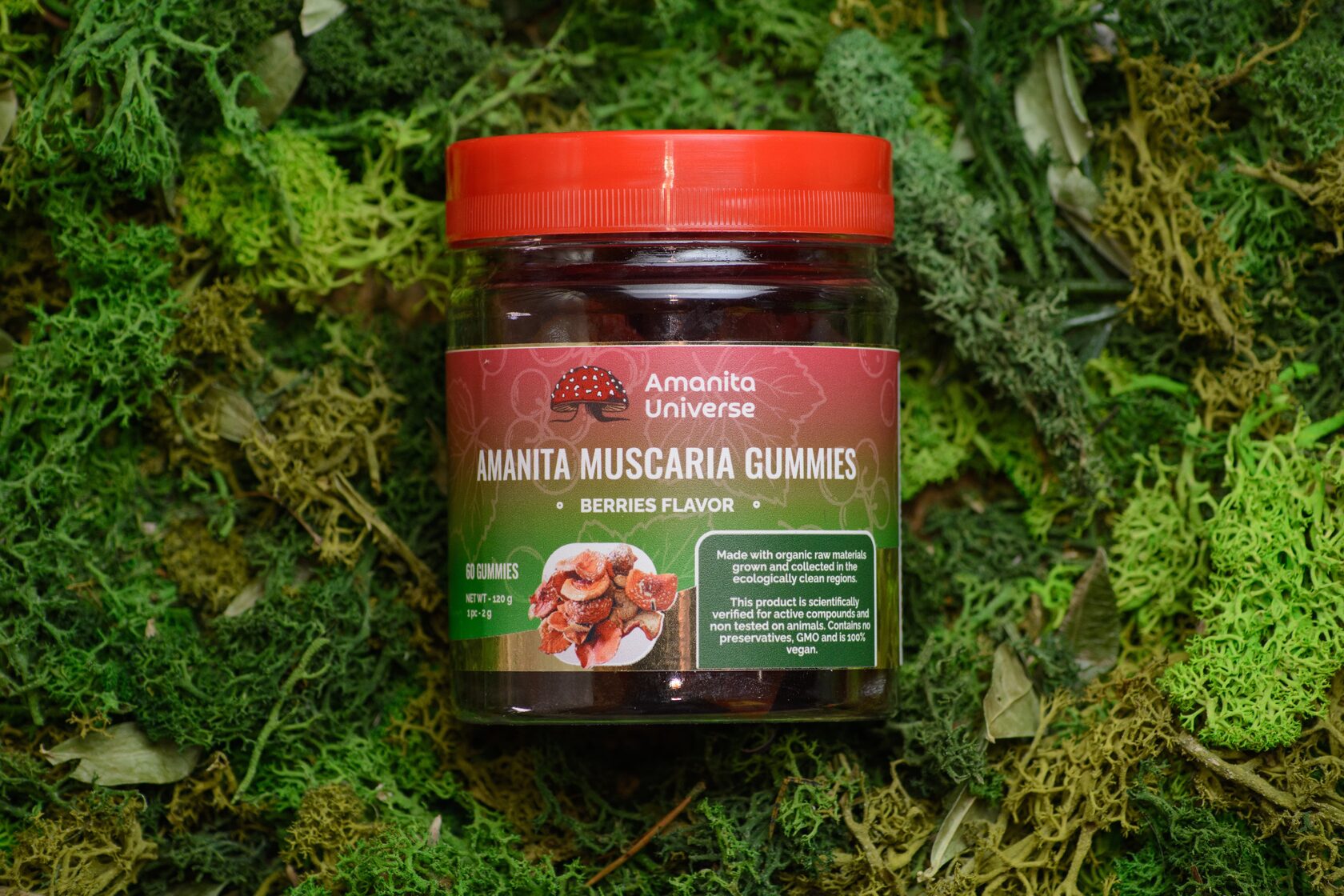 Amanita muscaria Blackcurrant marmalade 60 pc