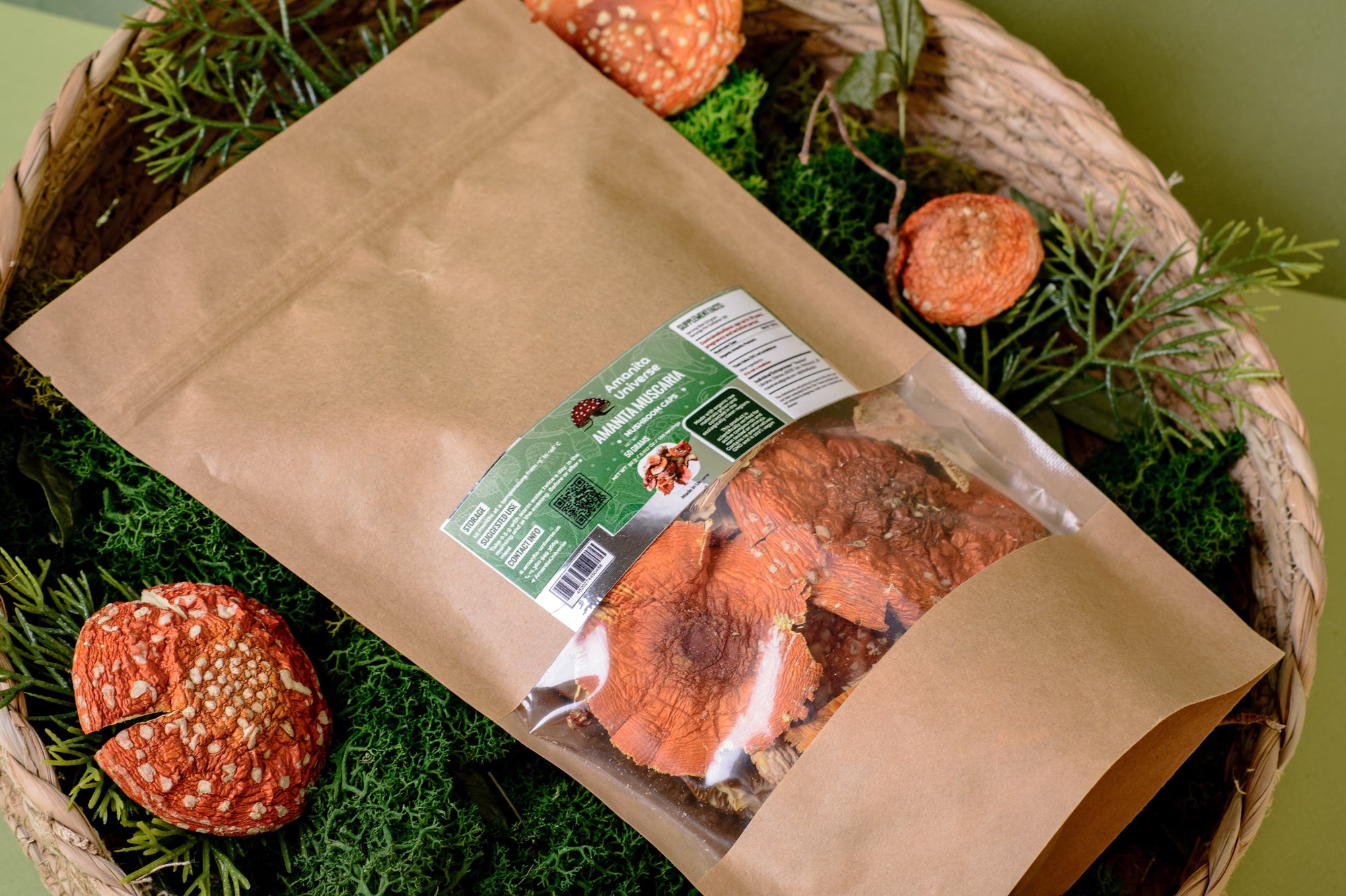 Red fly agaric caps (A grade)