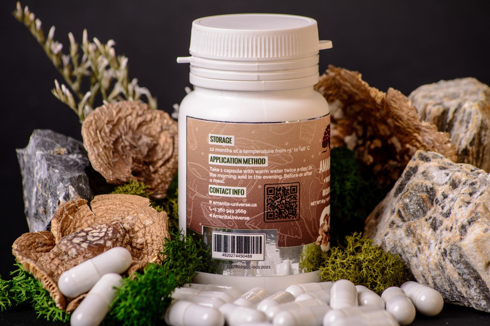 Amanita pantherina capsules 60 x 0.3 g
