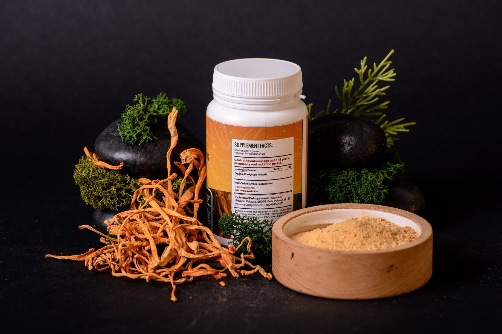 Cordyceps militaris ground