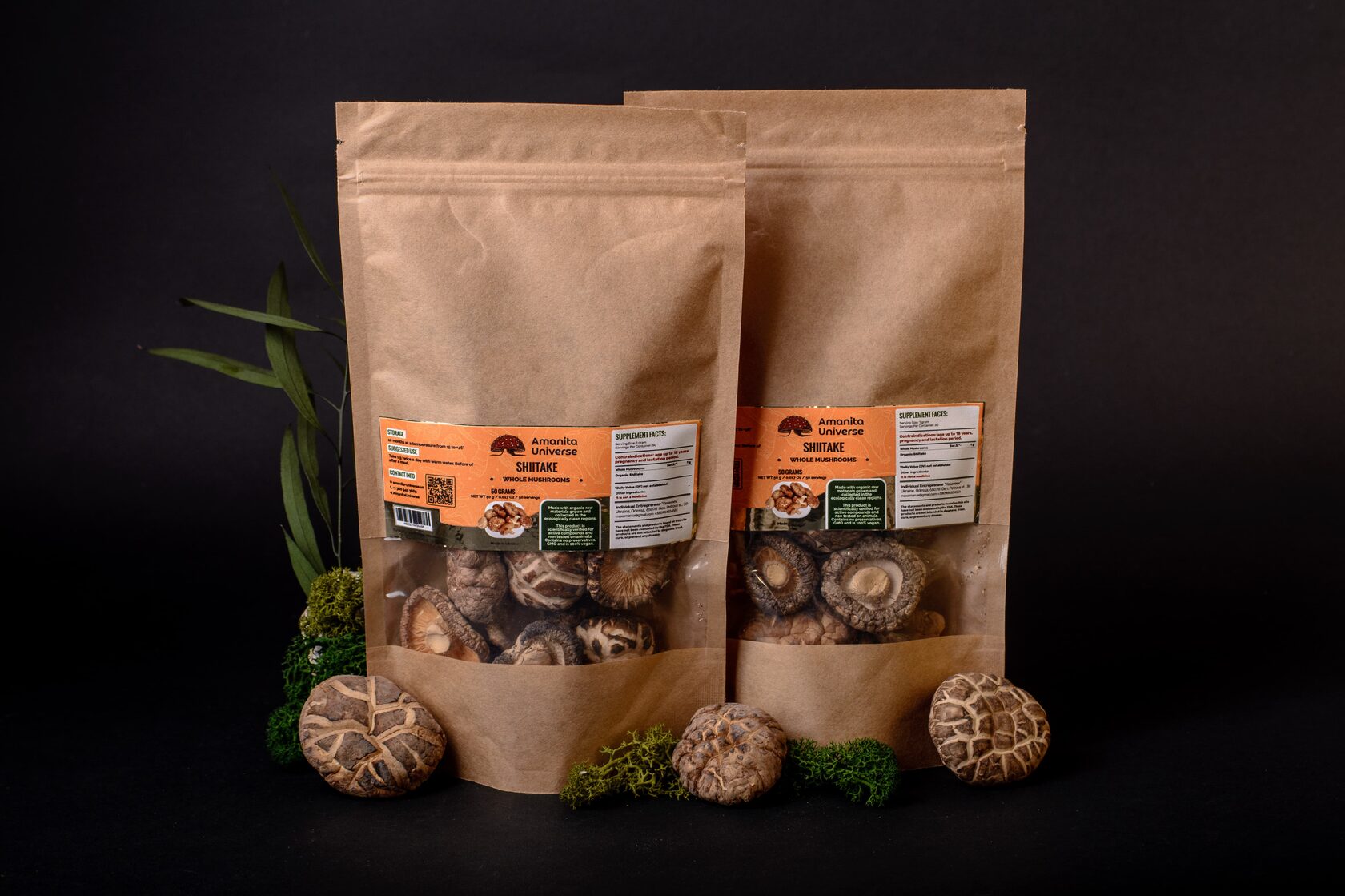 Shiitake whole 50 g