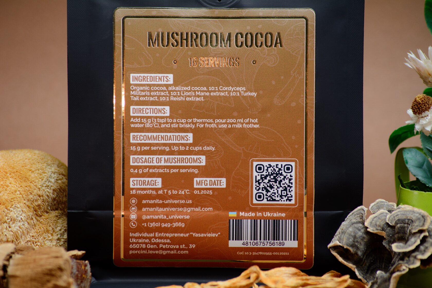 Mushroom cocoa, 250g