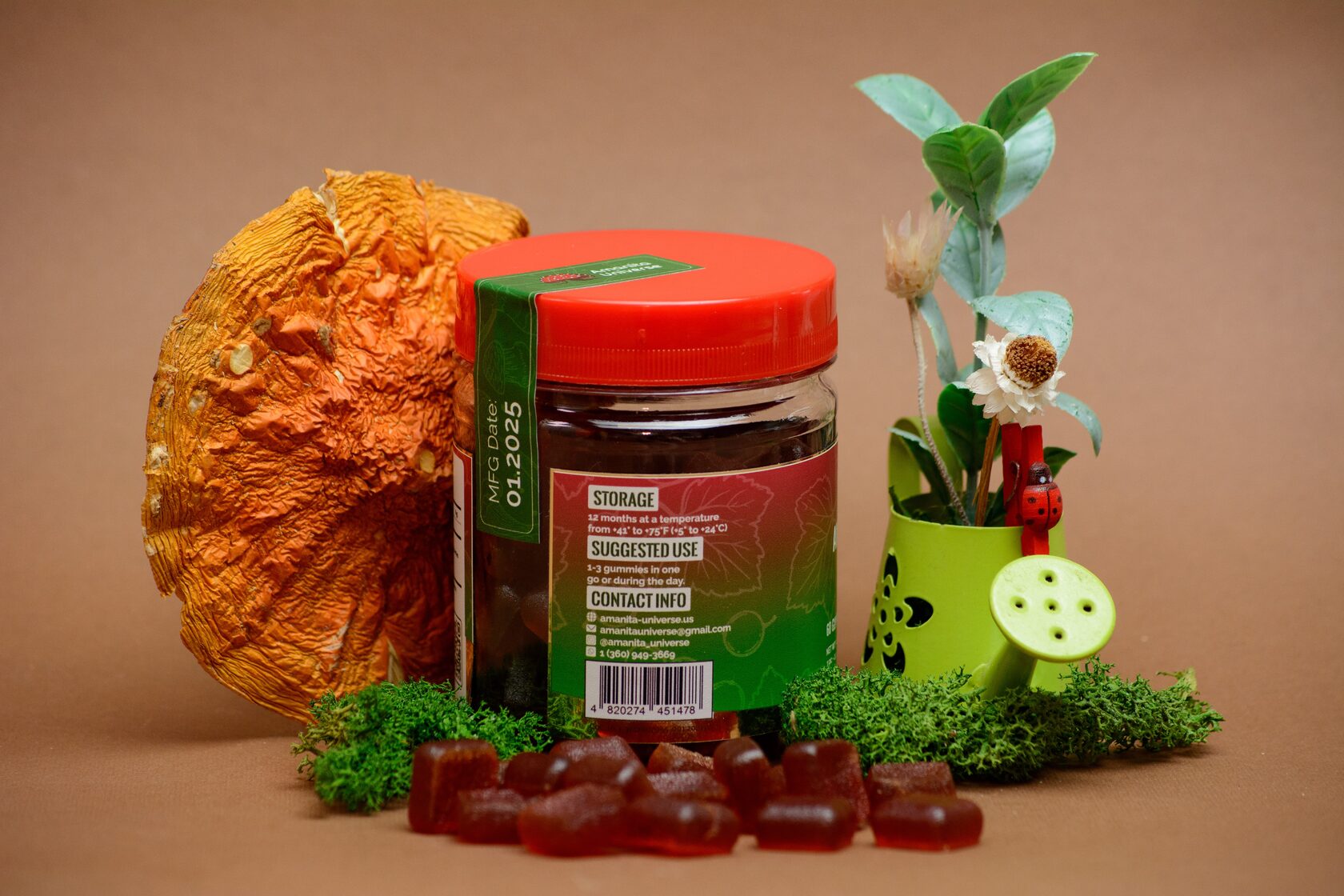 Amanita muscaria Blackcurrant marmalade 60 pc