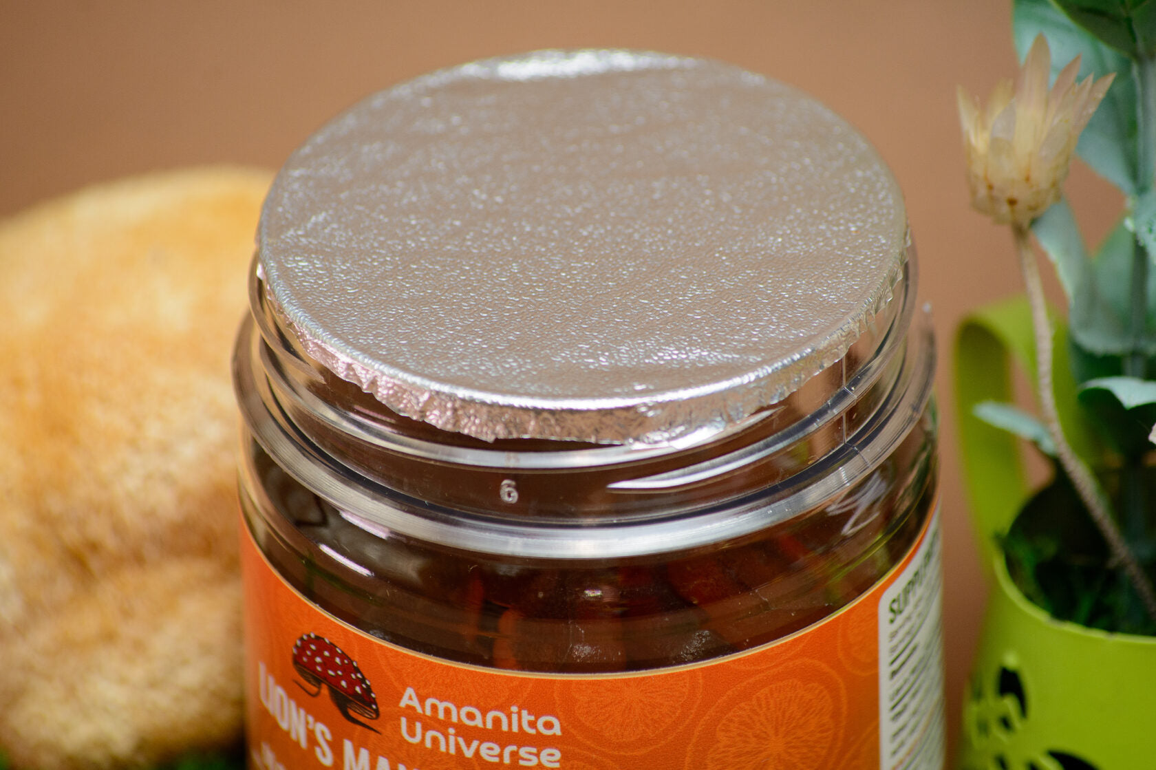 Lion’s mane gummies, orange flavor