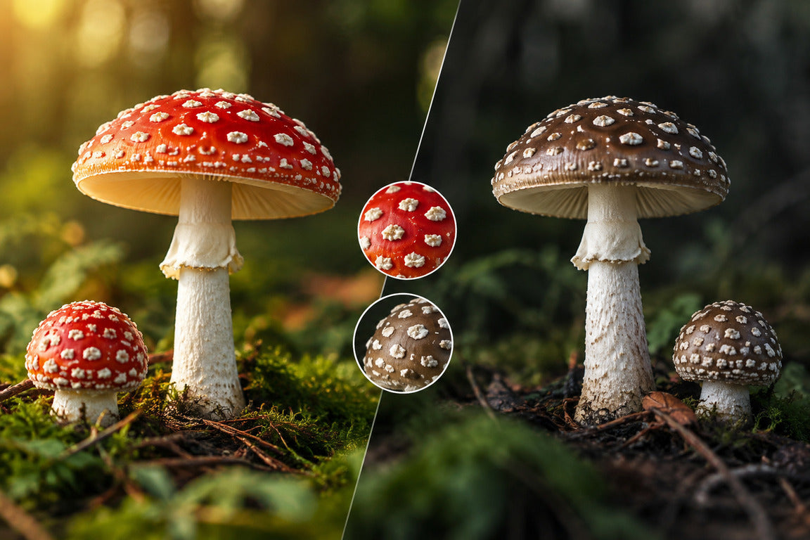 Amanita Muscaria vs. Amanita Pantherina: A Complete Review