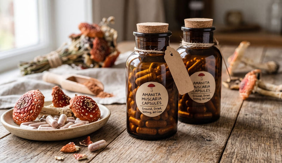 Red Fly Agaric (Amanita Muscaria) in Capsules: Effects, Dosage and Safety Guide
