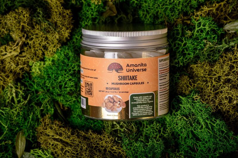 Shiitake in 0.4 g capsules